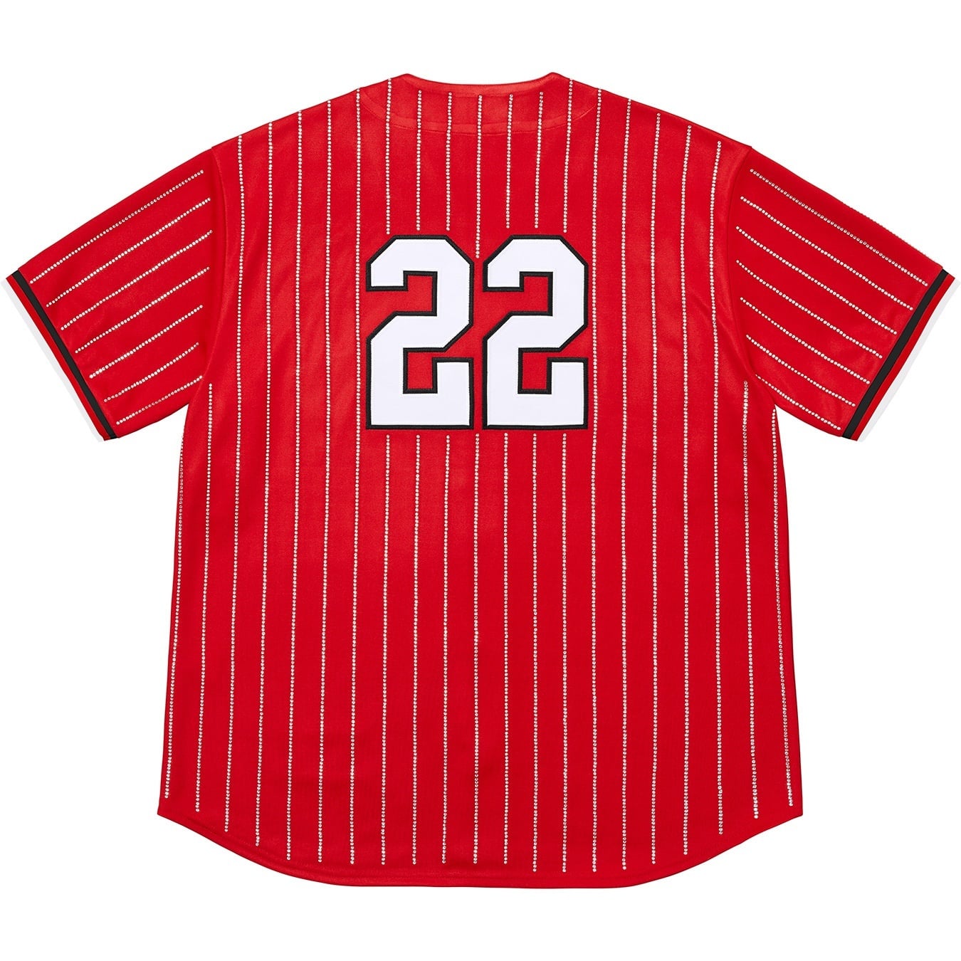 Rhinestone Stripe Baseball Jersey view 8